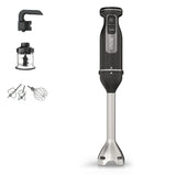 Ninja Foodi 3-in-1 Staafmixer, Handmixer & Hakmolen met Geleidelijke Start, 2 Meng- & 5 Mixsnelheden om te Hakken, Mixen, Kneden, Mengen & Meer, Vaatwasserbestendige Onderdelen, 850W, Zwart, CI100EU