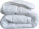 J&K Markets Dekbed van microvezel, zacht, winter, 220 x 240 cm, 750 g/m², hoog comfort, zeer warm, speciaal voor de winter, wit