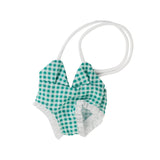 4-delige kleding voor Labubu (geen pop), SnyBaooie Meerdere Hawaiiaanse stijl kledingaccessoires voor 17/15cm staan/zittend speelgoed figuren inbegrepen pop badkleding + zwemring + zonnebril +