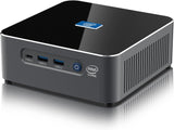 Mini PC Windows 11 Intel 12th Gen i5-12450H Mini Computer 64GB DDR4 RAM 2TB PCIe4.0, Micro PC 4K@60Hz Triple Display, Mini Gaming PC WiFi6E BT5.2 45W HTPC