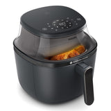 Philips Airfryer 3000-Series 7.2L - 16-in-1 Airfryer, RapidAir Plus-Technologie, Kookvenster, Tot 90% minder vet*, HomeID App, snel en eenvoudig schoonmaken, Zwarte behuizing/Zwarte greep (NA340/00)