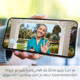 Blink Video Doorbell + Sync Module 2: tweerichtings-audio; HD-video; bewegingssensor; eenvoudige installatie (zwart) | Blink Abonnement gratis proefperiode