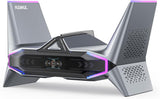 M2A Starship Mini Gaming PC, Intel i9-12900H (14C/20T, tot 5,0GHz), RTX3080M Graphics, 32 GB DDR5 1 TB NVME SSD Micro Desktop Computer Ondersteunt vier Beeldschermen | WiFi6 | Dual 2.5G LAN | 8K |