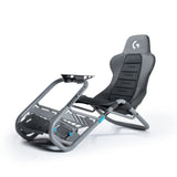 Playseat Trophy - Logitech G Edition Sim Racing Cockpit | Volledig instelbaar | Ondersteunt alle Direct Drive-stuurwielen | Lichtgewicht en robuust | Absoluut comfort | PU-leder met ActiFit-materiaal