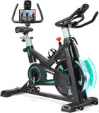 Wenoker Apartment Bike, verstelbare magnetische weerstand, hometrainer met comfortabele zitting en display, cardiotraining hometrainer, draagvermogen 160 kg