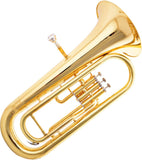 Messinglak Goud Drie Stand Key B Flat Euphonium Volwassen Koperinstrument Met Accessoires Eufonium voor Beginners