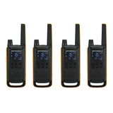 Motorola Talkabout T82 Extreme PMR446 2-weg Walkie Talkie Radio Quad Pack - Geel/Zwart