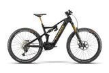 Fiets E-bike 2022 MTB Full Carbon 2022 WHISTLE B-RUSH C9.2 12V maat 40 kleur zwart/goud