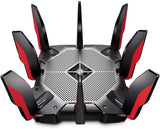 TP-Link Wifi 6 AX11000 Tri-band gaming-router, 1,8 GHz quad-core CPU, 2,5 Gbps WAN-poort, 8 gigabit LAN-poorten, Zero-Wait DFS, Link Aggregation (Archer AX11000)