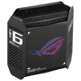 ASUS ROG Rapture GT6 Tri-Band WiFi 6 Mesh WiFi System – Ideal for home and gaming, smart antenna, covers up to 5,800 sq ft, triple-level game acceleration, free internet security, 2.5 G Ethernet port