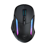 Turtle Beach Kone II Air – Draadloze Ergonomische RGB-Gamingmuis, Batterijvermogen van 350h, Optische Sensor van 26K DPI, 21 Aanpasbare Invoerfuncties, 4D-Scrolwiel met Vrije Rotatie – Ash Black