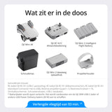 DJI Mini 4K Fly More-combinatie, drone met 4K UHD-volwassenencamera, minder dan 249 g, 3-assige gimbalstabilisatie, 10 km videotransmissie, auto. terugkeer, 3 batterijen, 93 min vliegtijd, C0