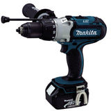 Makita Accu-slagboorschroevendraaier 3 versnellingen 18 V/5,0 Ah, 2 accu's en oplader in Makpac, DHP451RTJ