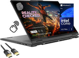 Lenovo Yoga 7i 2-in-1 laptop, 16 inch 2K touchscreen, Core Ultra 7 155U (tot 4,80 GHz), 16 GB DDR5, 512 GB PCIe SSD, Wi-Fi 6E, verlichte KB, FP-lezer, TB 4, webcam, toetsenbord, PDG HDMI, Win 11 Pro