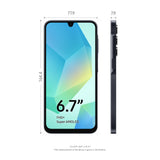 Samsung Galaxy A16 4G LTE Android Smartphone Dual SIM 4GB RAM 128GB Memory Black