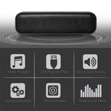 USB Computer Speakers 3Wx2 Subwoofers Soundbar Desktop Speaker USB Aangedreven Mini Bedrade Soundbar voor TV Desktop Computer