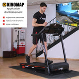 Care Fitness - Loopband CT-5588-2 - Elektrische loopband kantelbaar en opvouwbaar - Tot 16 km/u - 3 hellingsniveaus - 12 programma's - Kinomap