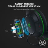 Razer Kaira X for Xbox - Bedrade headset voor de Xbox Series X|S (TriForce titanium-drivers van 50 mm, HyperClear cardioïde microfoon, Werkt met meerdere platforms PC, MAC, Switch) Zwart