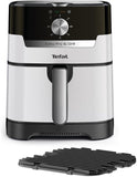 Tefal EY501A Easy Fry & Grill 2-in-1 heteluchtfriteuse nube, gezond koken, snel, digitaal receptenboek, capaciteit van 4,5 l, gemakkelijk schoon te maken, instelbare temperatuur, timer