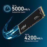 Crucial P3 Plus 1TB PCIe Gen4 NVMe M.2 Interne SSD, Tot 5.000 MB/s, Compatibel met Laptop en Desktop, Solid State Drive - CT1000P3PSSD801