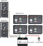 10-inch Multi-Family Apartment Ondersteunt op afstand ontgrendeling van bus 2-draads video deurbel intercom systeem kit,B