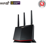 ASUS RT-AX86U Pro (AX5700) Dual Band WiFi 6 Extendable Gaming Router, 2.5G Port, Mobile Game Mode, Port Forwarding, Subscription-Free Network Security, VPN, AiMesh compatibel