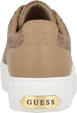 GUESS Genza Sneaker voor dames, Latte Multi 110, 8 US