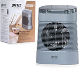 Imetec Silent Power Protection Stille thermoventilator, 2100 W, met programmeerbare uitschakeltimer, instelbare temperatuur, 4 standen, kamer- en veiligheidsthermostaat en antivriesfunctie.