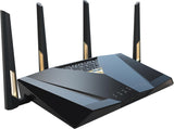 ASUS RT-BE88U Dual-band WiFi 7 AiMesh Extendable Prestatie Router, 4K-QAM, MLO, Dual 10G poorten, SFP+, Vier 2.5G poorten, Vier 1G poorten, Netwerkbeveiliging zonder abonnement, VPNs