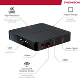 Thomson Streaming Box 240GU, 4K UHD, Google Voice Control, Wifi, Chromecast ingebouwd