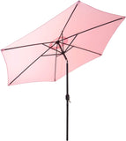 Gartenfreude parasol, marktscherm, UV+50, 270 cm, pastelroze