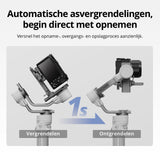 DJI RS 4 Mini, Gimbalstabilisator voor camera Canon/Sony/Panasonic/Nikon/Fujifilm, Asvergrendelingen, 2 kg/4,4 lbs laadvermogen, Slimme tracking, Cameragimbal, Native verticale opnamen