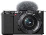 Sony Alpha ZV-E10L | APS-C spiegelloze vlogcamera met verwisselbare lens en 16-50 mm f/3.5-5.6 Power Zoom-kitlens (vari-angle scherm voor vloggen, 4K-video, realtime oogautofocus), zwart, 1 verpakking