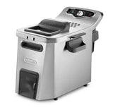 De'Longhi F44532CZ Friteuse 5 l, metaal, zilver