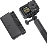 DJI Osmo Action 3 Adventure-combo - 4K HDR actiecamera, waterdicht, 10-bits Kleurdiepte, HorizonSteady, koubestendig en duurzaam, accuhouder, verlengstang, vlogcamera voor YouTube