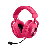 Logitech G PRO X 2 LIGHTSPEED wireless gaming headset, afneembare microfoon, 50 mm grafeen drivers, DTS:X-hoofdtelefoon 2.0- 7.1 Surround, Bluetooth/USB/3,5 mm Aux,pc,PS5, PS4, Nintendo Switch-Magenta