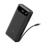 Anker Powerbank, 20.000 mAh draagbare oplader met geïntegreerde USB-C-kabel, 87 W Max snellaadaccu, 2 USB-C en 1 USB-A, voor MacBook, iPhone 15/14-serie, Samsung, Switch en meer