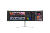 LG 49BQ95C-W computer monitor 124.5 cm (49") 5120 x 1440 pixels UltraWide Dual Quad HD White