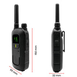 Techside TS-T2 Professionele walkietalkie 16 kanalen PMR446 (gebruik), Vox met 5 niveaus, automatische kanaalscan, set van 4 transceivers