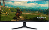 Alienware AW3423DWF 34" WQHD (3440x1440) 21:9 1800R Gebogen Gaming Monitor, 165Hz, QD OLED, 0.1ms, AMD FreeSync Premium Pro, 99.3% DCI-P3, HDR400, 2x DisplayPort, 1x HDMI, 5x USB, 3 Jaar Garantie