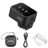 Godox X3S X3 S X3-S Officiële TTL draadloze flitstrigger voor Sony Camera, OLED Touchscreen Flash Transmitter, Ingebouwde Lithium Batterij Ondersteuning Quick Charge (GODOX Xpro-S/XProII-S Upgrade