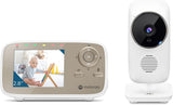 Motorola Nursery VM 483 VM483 - Video Babyfoon - Babyfoon met Camera - 2,8 Inch Scherm - Nachtzicht - Digitale Zoom - Terugspreek Functie