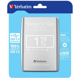 Verbatim Store ´n´ Go Portable 1TB silber