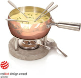 Boska Fondueset Koper - Kaas fondue - voor 1300 gram Kaas - 1,7 L