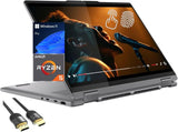 Lenovo Yoga 7 2-in-1 Laptop, 14" WUXGA Touchscreen Display, 6-Cores Ryzen 5 8640HS, 8GB RAM, 512GB PCle SSD, Backlit KB, FP Reader, USB-C, WiFi 6E, Webcam, HDMI, US Version KB, PDG HDMI, Win 11 Pro