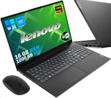 Lenovo, Notebook-pc, direct klaar voor gebruik, display FHD 15,6 inch, CPU N4500, RAM 16 GB, SSD 1000 GB, Windows 11 Pro, laptop MOUSEe inclusief tas