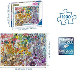 Ravensburger Pokémon 1000 Piece Challenge Jigsaw Puzzle for Adults and Kids Age 12 Years Up