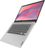 Lenovo IdeaPad 3 Chromebook (82XJ0041MH) | 14" Full-HD | MediaTek Kompanio 520 | 8GB RAM | 128GB eMMC | Chrome OS | WiFi 6 | QWERTY Toetsenbord | Cloud Grey