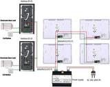 7 Inch Bus 2 Wire Video Deur Telefoon Intercom Systemen Kit Voor Home 4 Apartment Elektronische Deur Lock Home Night Vision