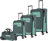 travelite Viia Casual Trolley Set (L/M/S) + Reisetasche